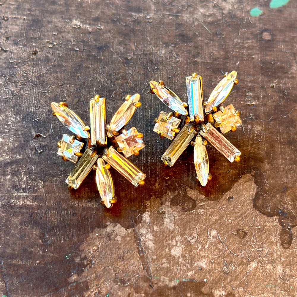 Art-Deco Style Costume Earrings